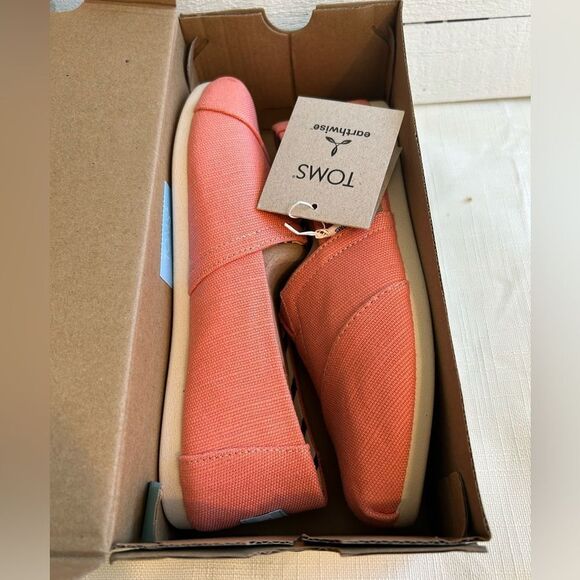 Tom’s Alpargata Shell Pink Heritage Canvas 7.5 NWT - Picture 9 of 10